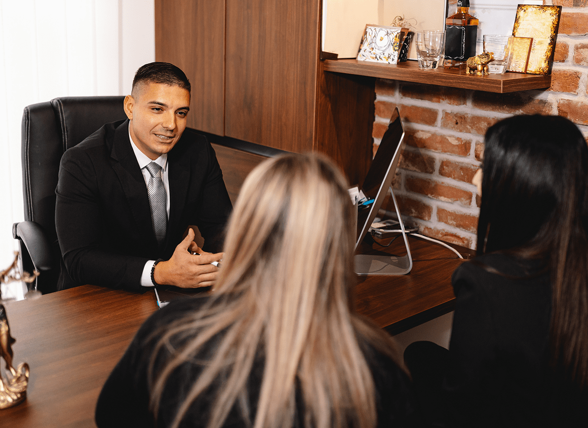 Business meeting in a modern office