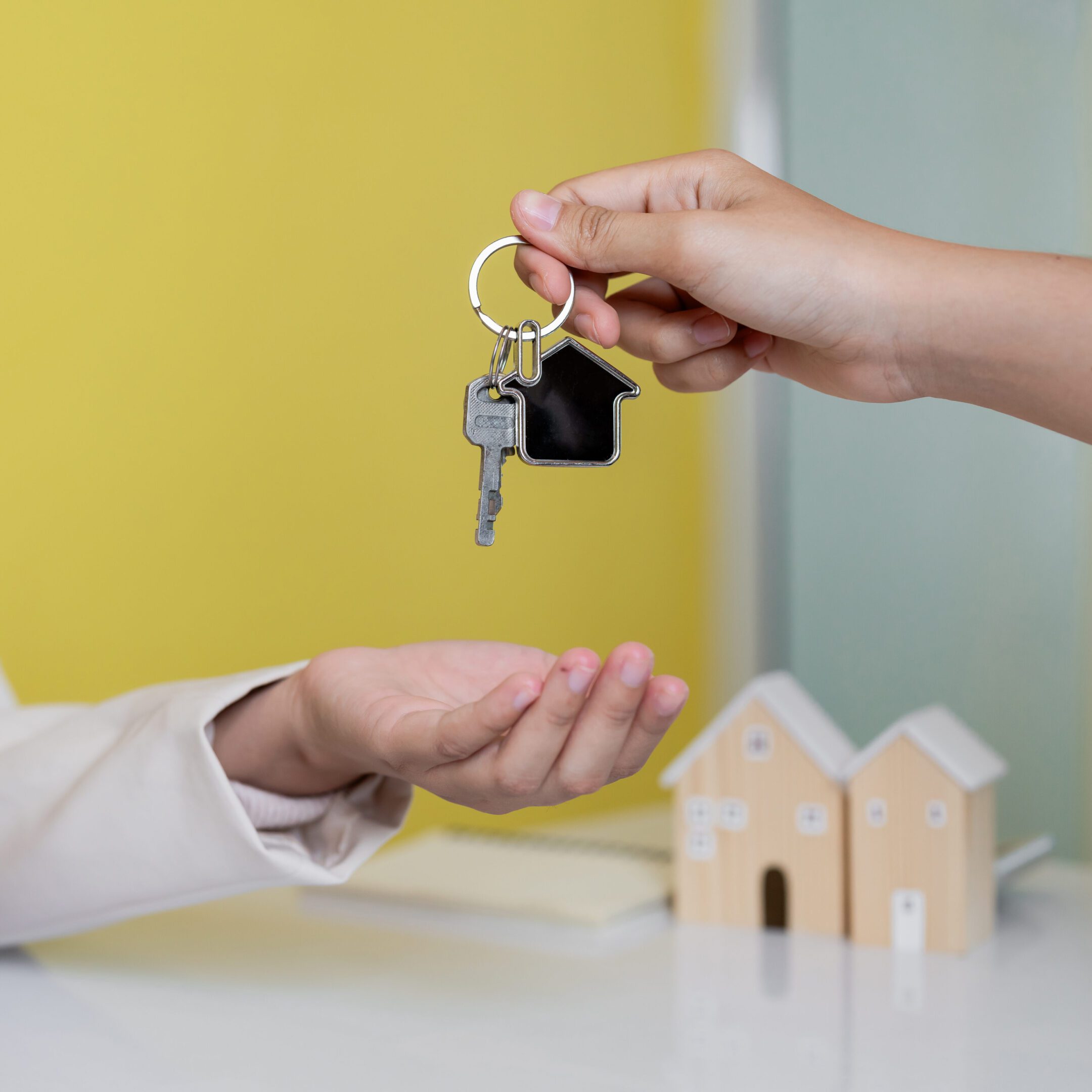 Keys exchanged in real estate deal