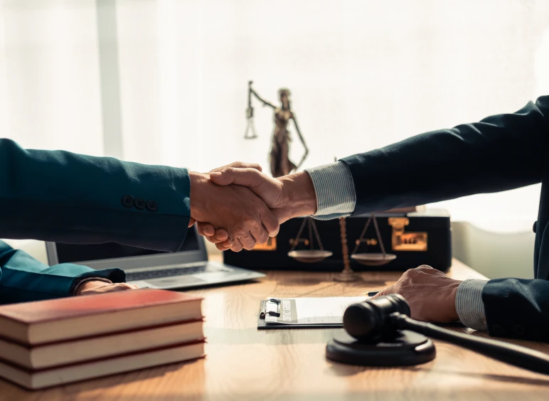 Agreement reached in law office setting
